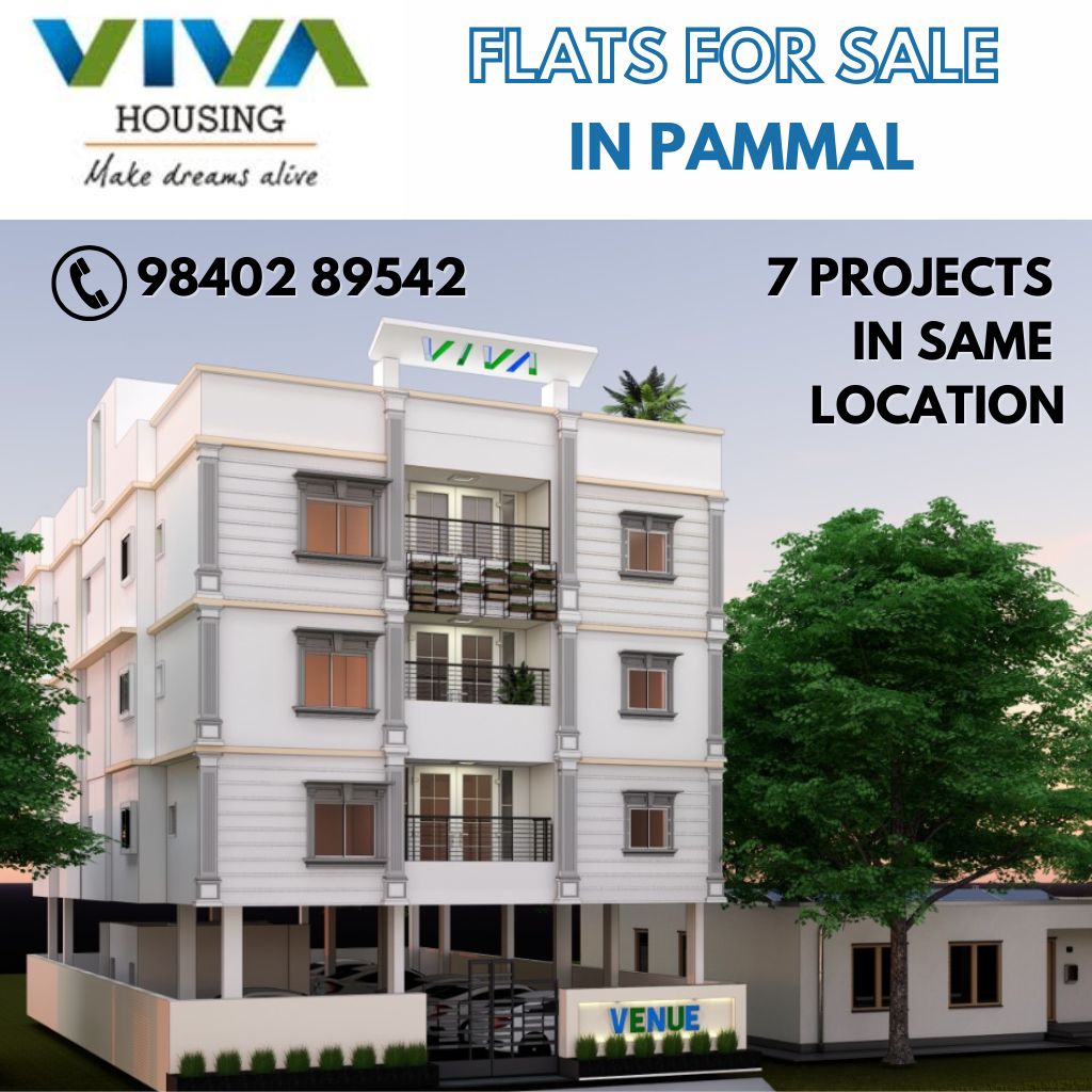 Viva Housing At Pammal Locations Flats for Sale 2bhk 3bhk homes & apartments