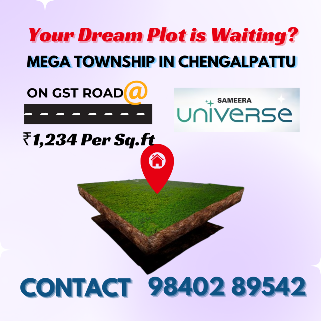 Mega Integrated Township, Chengalpattu on GST Road, Plots for sale