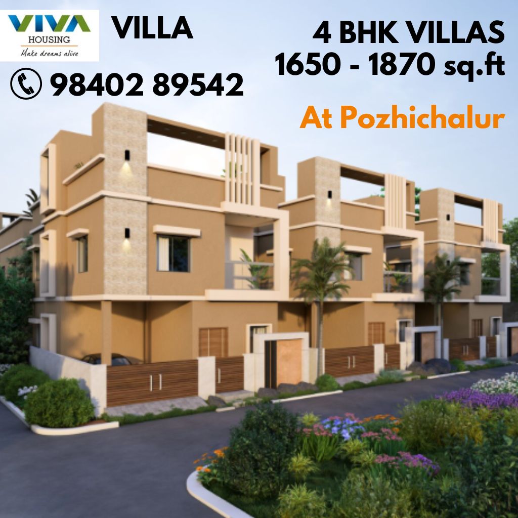 Viva Villa at Pozhichalur Chennai for sale