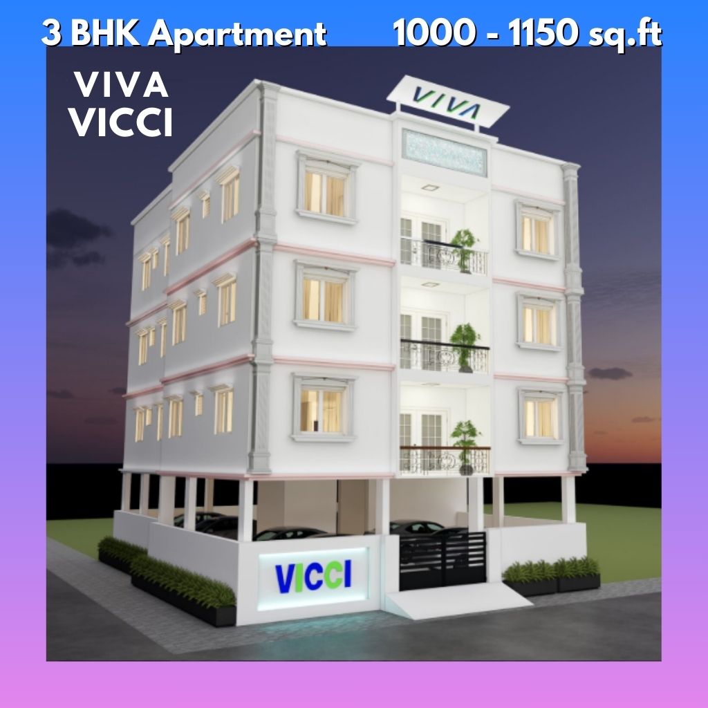 3 BHK Apartments Viva Vicci