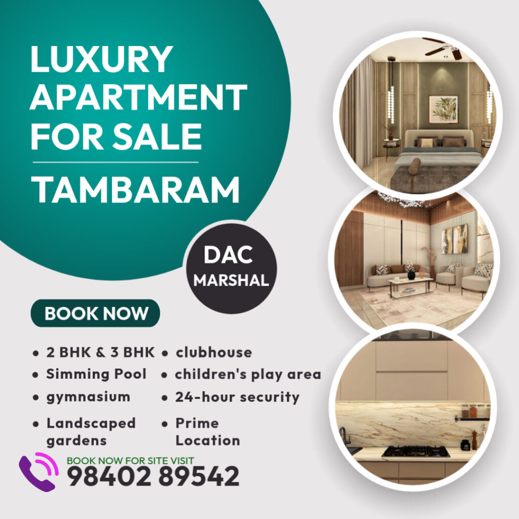DAC Marshall: Luxurious 2 & 3 BHK Apartments in Tambaram at Prime Location