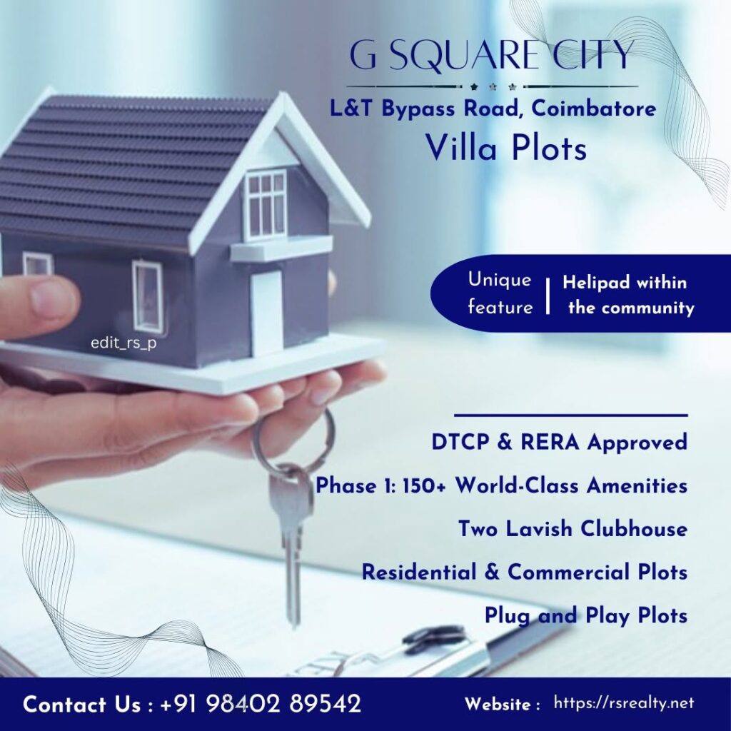 G Square City L&T Bypass Road, Coimbatore Residential Plots For Sale