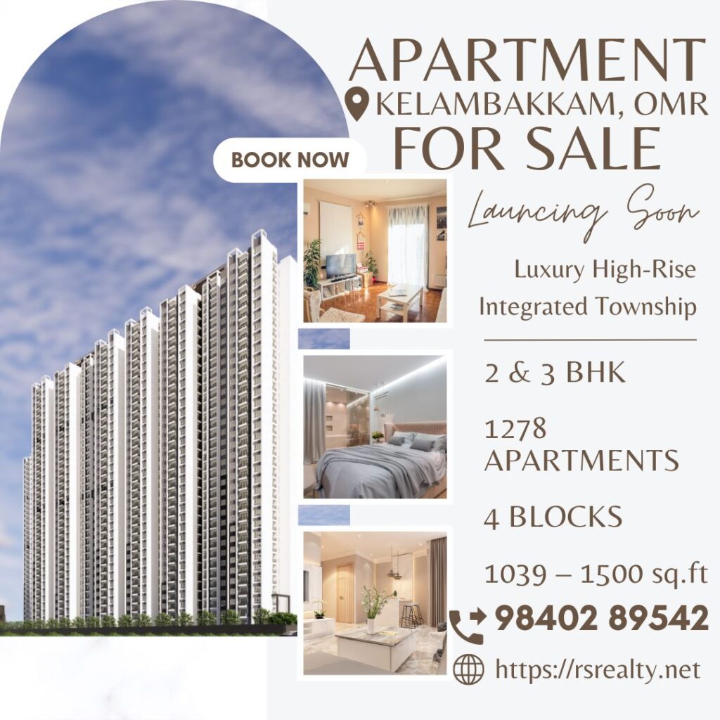 RLD Apartments Welcome to Your Future Residence in OMR Kelambakkam