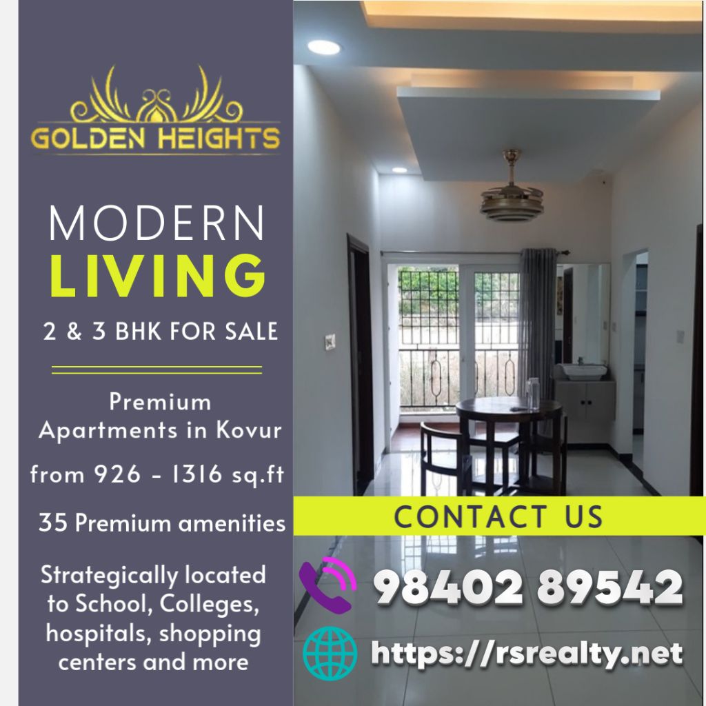 Golden Heights Experience Modern Elegance Premium Apartments in Kovur
