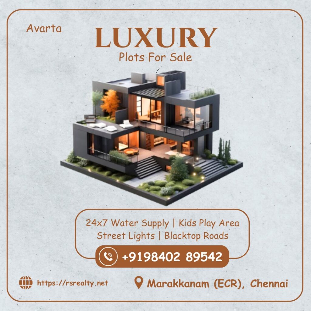 Avarta BeachSide Property, Luxury Plot for sale at affordable Price in Marakkanam(ECR), chennai