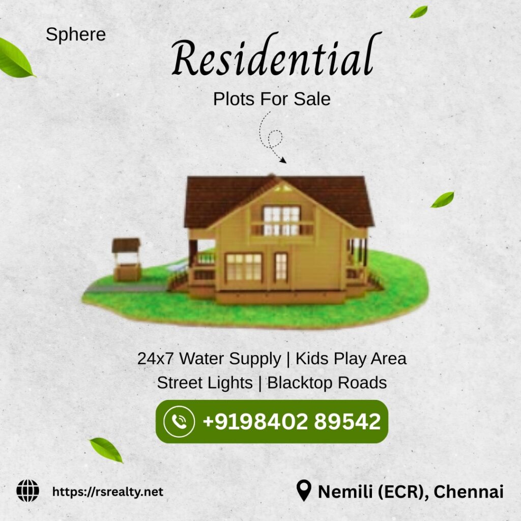 Sphere Residential Plots for sale in Nemili, Kovalam, ECR