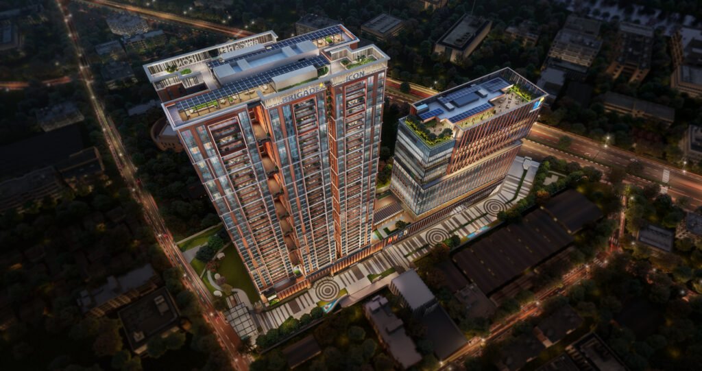 BRIGADE ICON NIGHT ARIEL VIEW