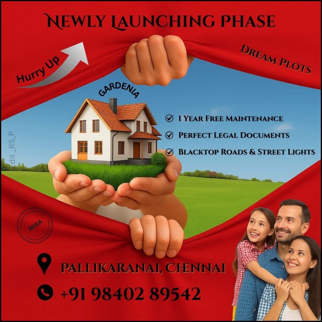 G Square Gardenia – Premium Residential Plots Near Pallikaranai, Chennai
