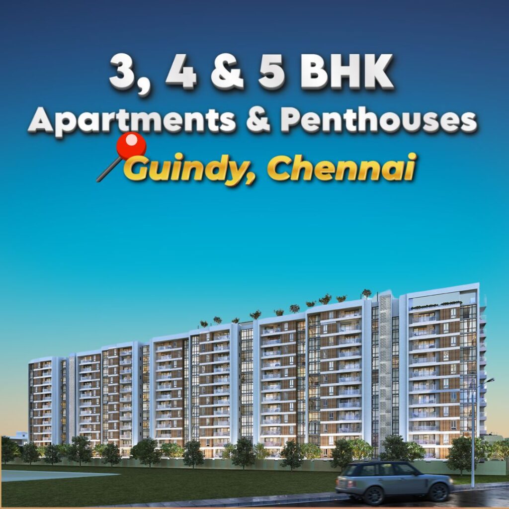 3 4 5 BHK Ready to Move Apartments & Penthouses Purva Somerset House in Guindy