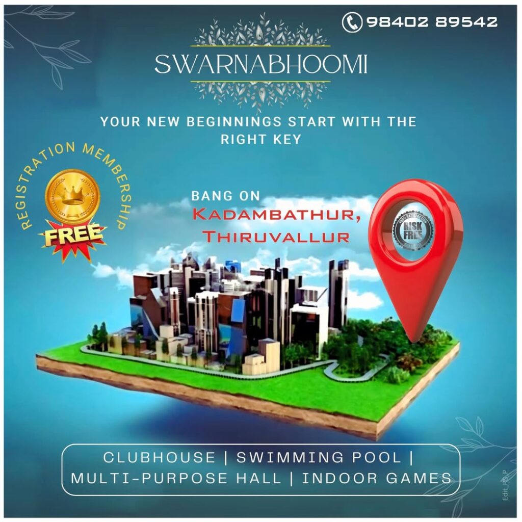 Urban land Swarnabhoomi kadambathur thiruvallur