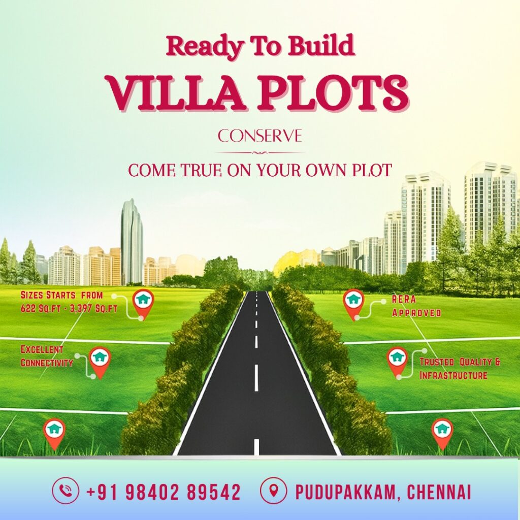 Vila Plots in Pudupakkam, along the Vandalur–Kelambakkam Road