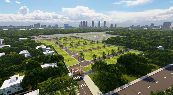 VR DAZZLE CITY Plots for sale