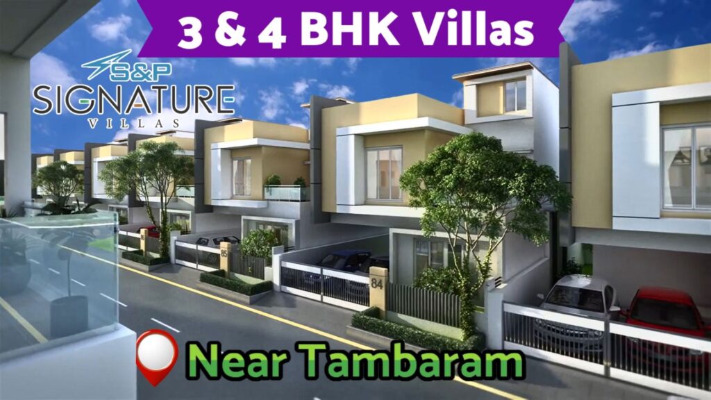 Signature Villas for sale near Tambaram in Nedunkundram 3 & 4 BHK Villas