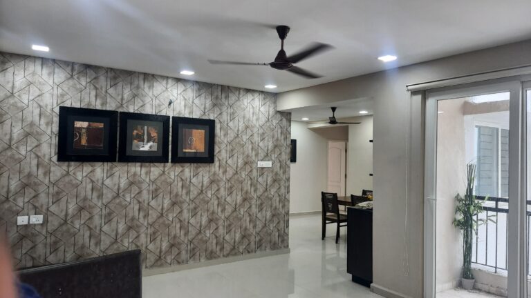Hall with Dining room & Balcony