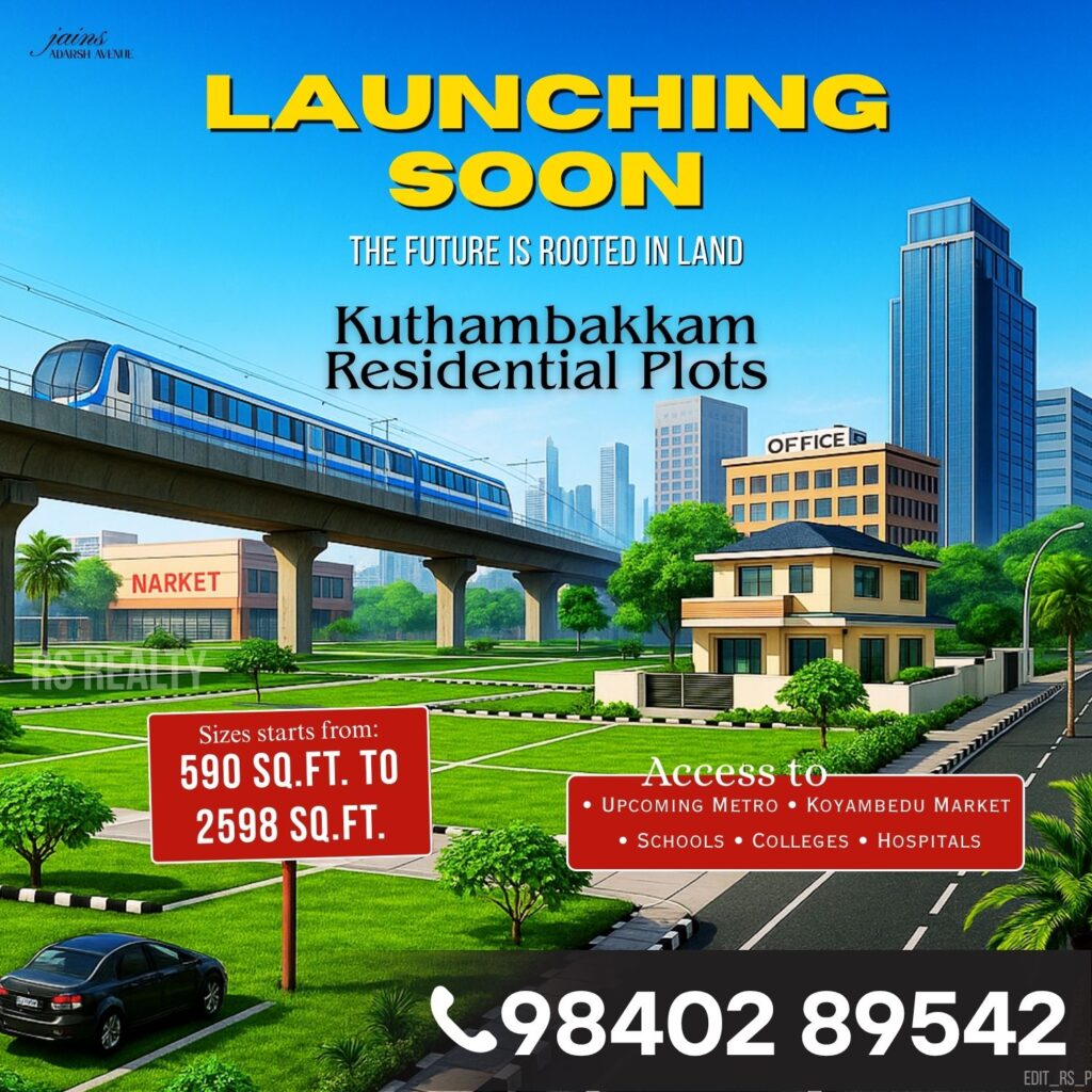 Jains Adarsh Avenue Premium Plots in Kuthambakkam