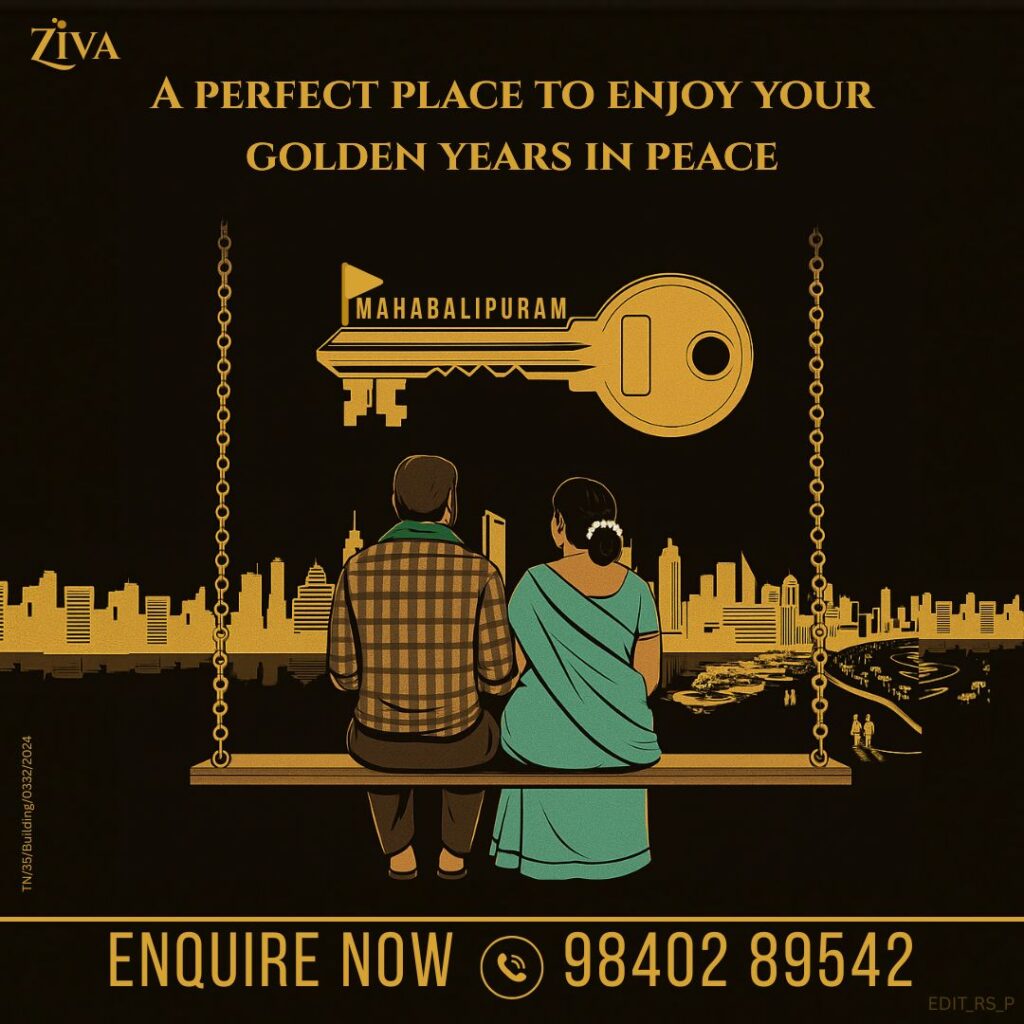 Arun Excello Ziva Senior Living 1 2 & 3 BHK Homes in mahabalipuram