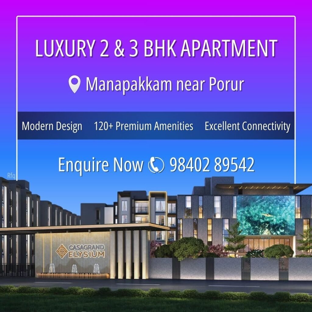 Casagrand Elysium Premium Apartments near porur
