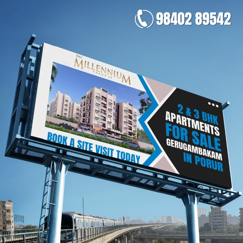 DAC Millennium 2 & 3 BHK Apartments for Sale Gerugambakkam near porur