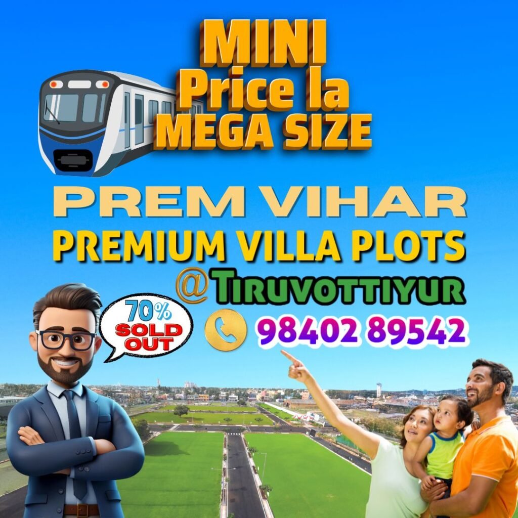 KG Shree Prem Vihar – Villa Plots in Tiruvottiyur