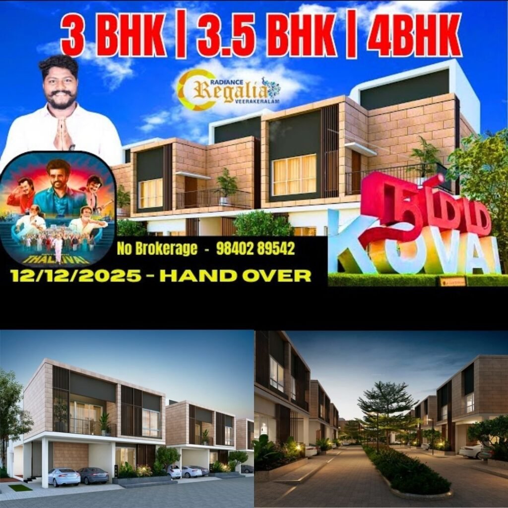 Radiance Regalia Luxury Villas in Coimbatore