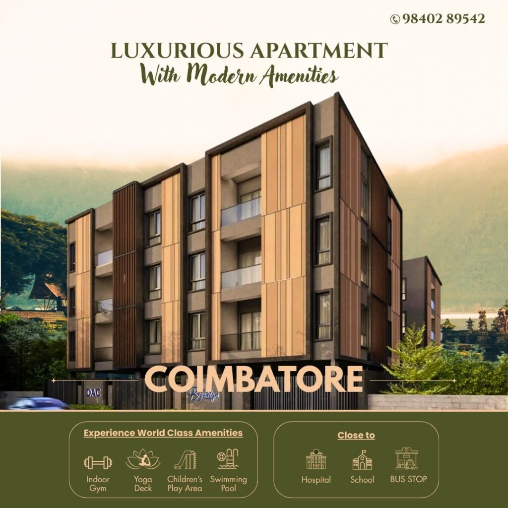 DAC Brooklyn | Premium 3 BHK Homes at RS Puram Coimbatore