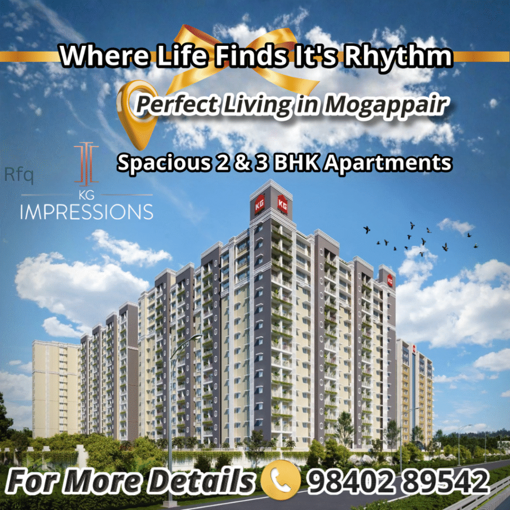 Modern 2 , 3 & 4 BHK Apartments in Mogappair Modern 2 , 3 & 4 BHK Apartments in Mogappair