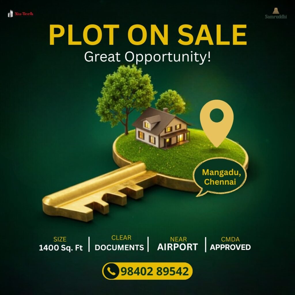 Mangadu Plots on Sale - Nutech Samruddhi Mangadu Plots on Sale - Nutech Samruddhi