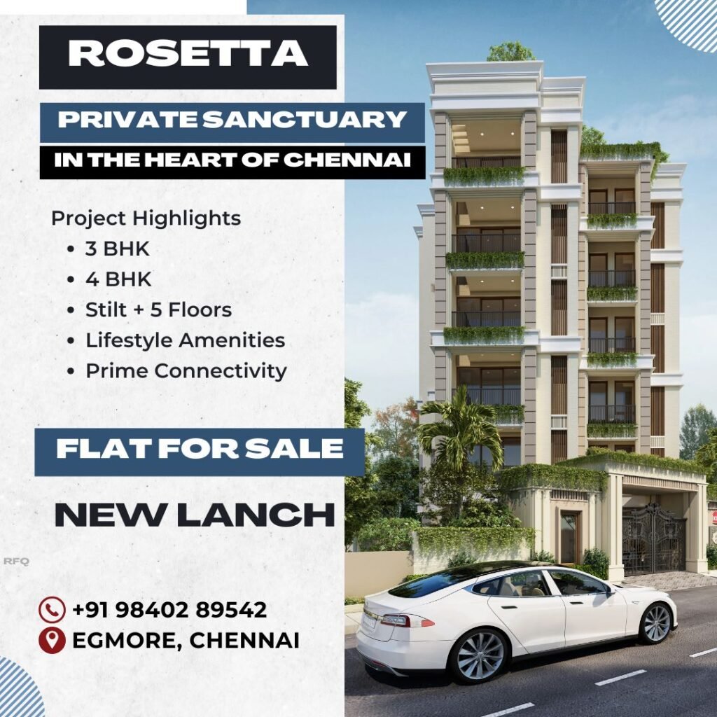 KG Rosetta 3 & 4 BHK Apartments in Egmore Chennai KG Rosetta 3 & 4 BHK Apartments in Egmore Chennai