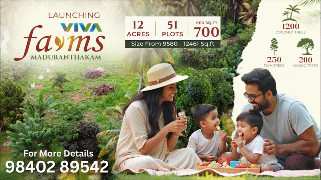 Viva Farms new launch Farm Plots in Madurantakam