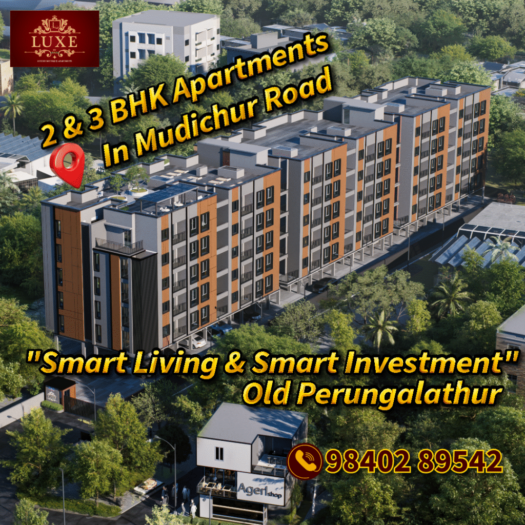 DAC Luxe 2 BHK & 3 BHK Apartments in Mudichur Road