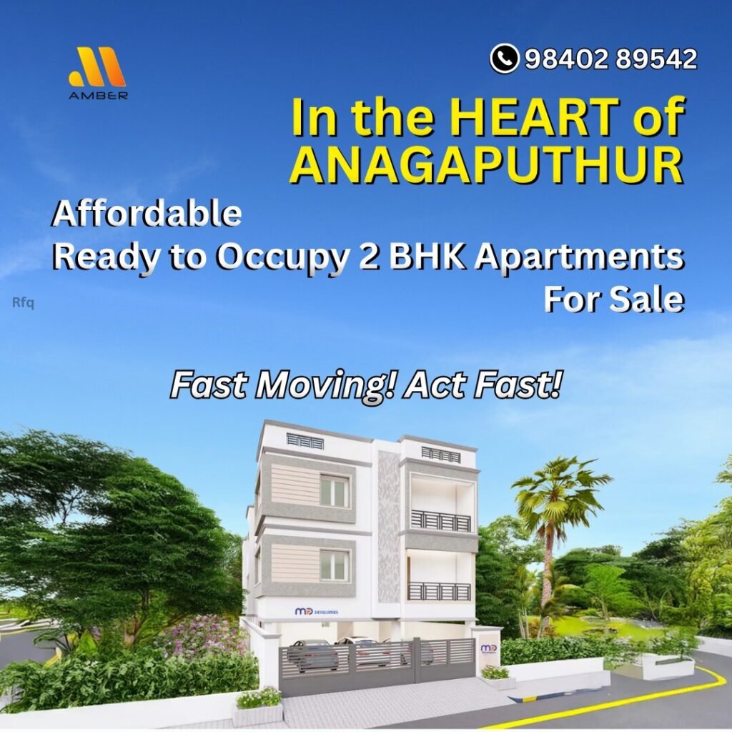 Affordable 2BHK Homes at MP Amber Anakaputhur