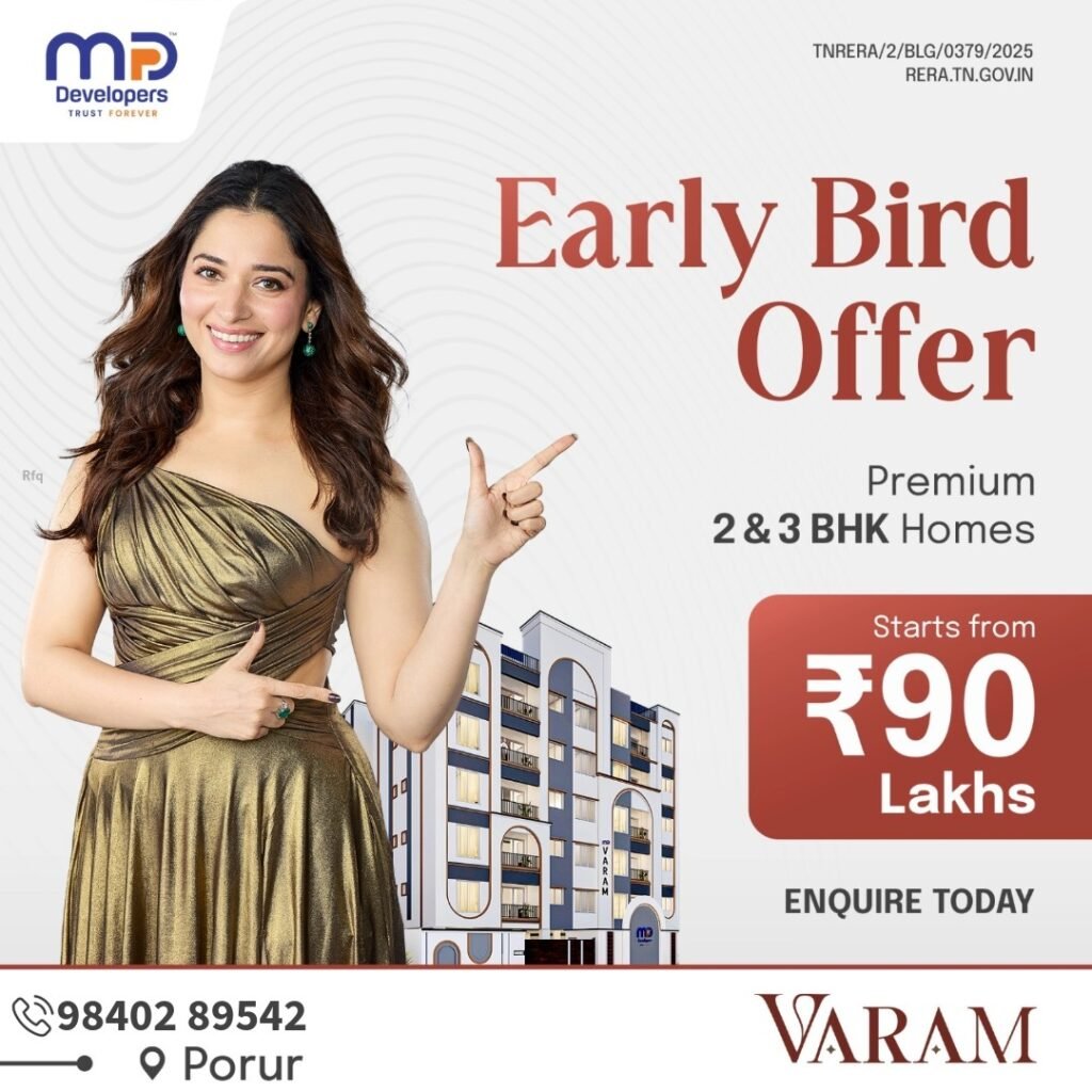 MP Varam Premium 2 & 3 BHK Homes in Porur! | Enquire Now MP Varam Premium 2 & 3 BHKs in Porur! | Enquire Now