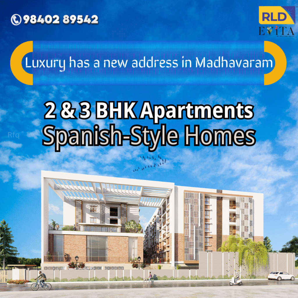 2 & 3 BHK Spanish-Style Apartments | RLD Evita Homes