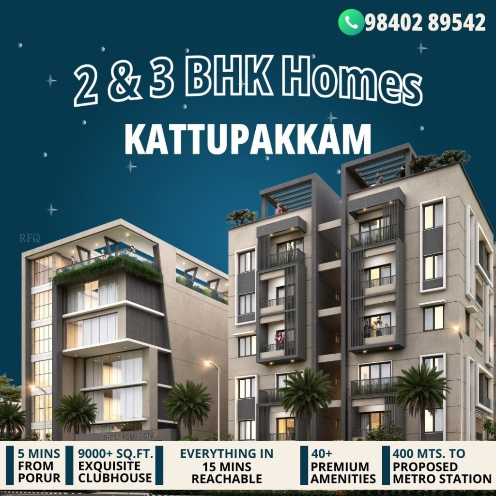 The League One Modern 2 & 3 BHK Apartments | Book Now
