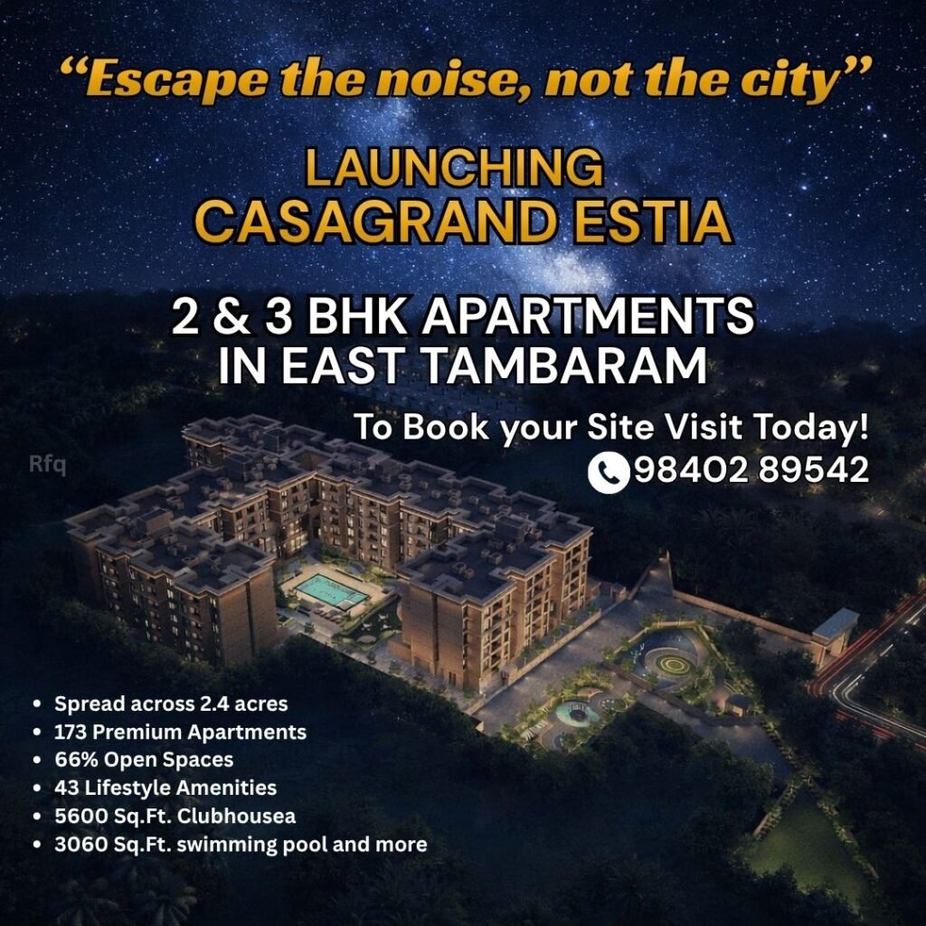 Casagrand Estia 2&3BHK Roman-Inspired in East Tambaram