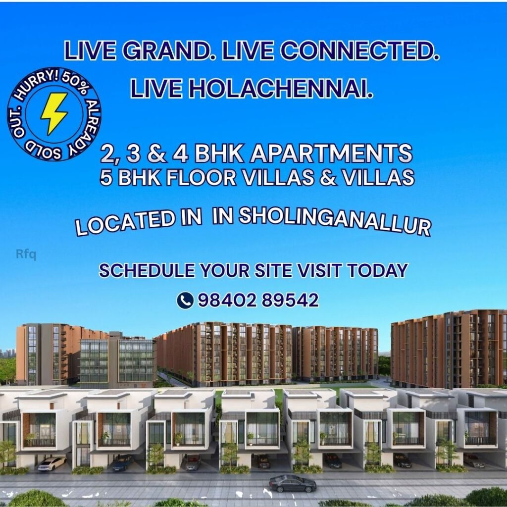 Casagrand Holachennai 30-acre township in Sholinganallur Casagrand Holachennai 30-acre township in Sholinganallur