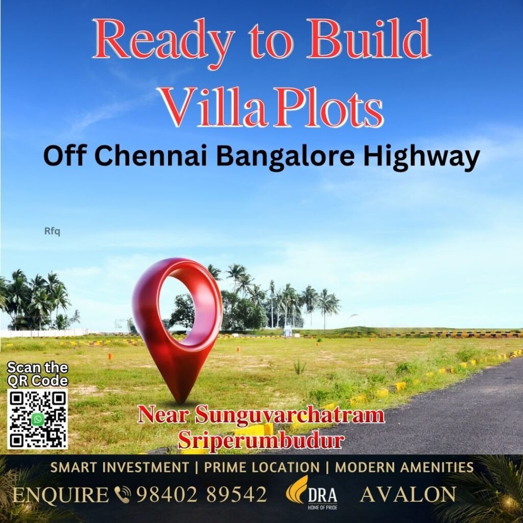 Dra Avalon Plots in Sunguvarchatram Near Flex & Parandur Dra Avalon Plots in Sunguvarchatram Near Flex & Parandur