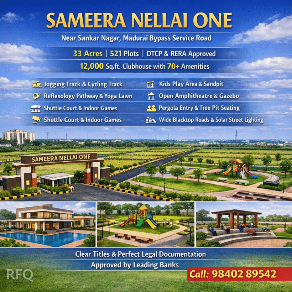 SAMEERA NELLAI ONE Residential Plots in Tirunelveli