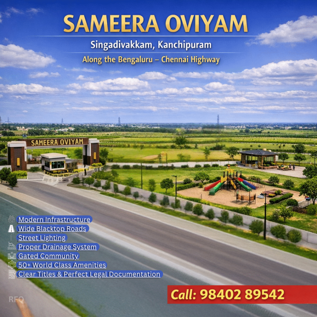 SAMEERA OVIYAM Plots for Sale in Kanchipuram Onroad Property