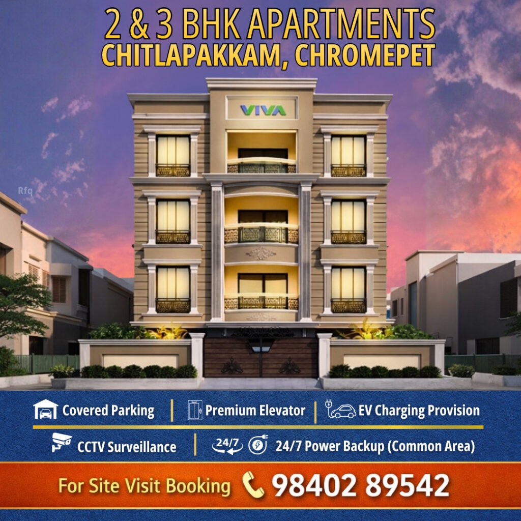 VIVA Chromepet 2 & 3 BHK Apartments in Chitlapakkam