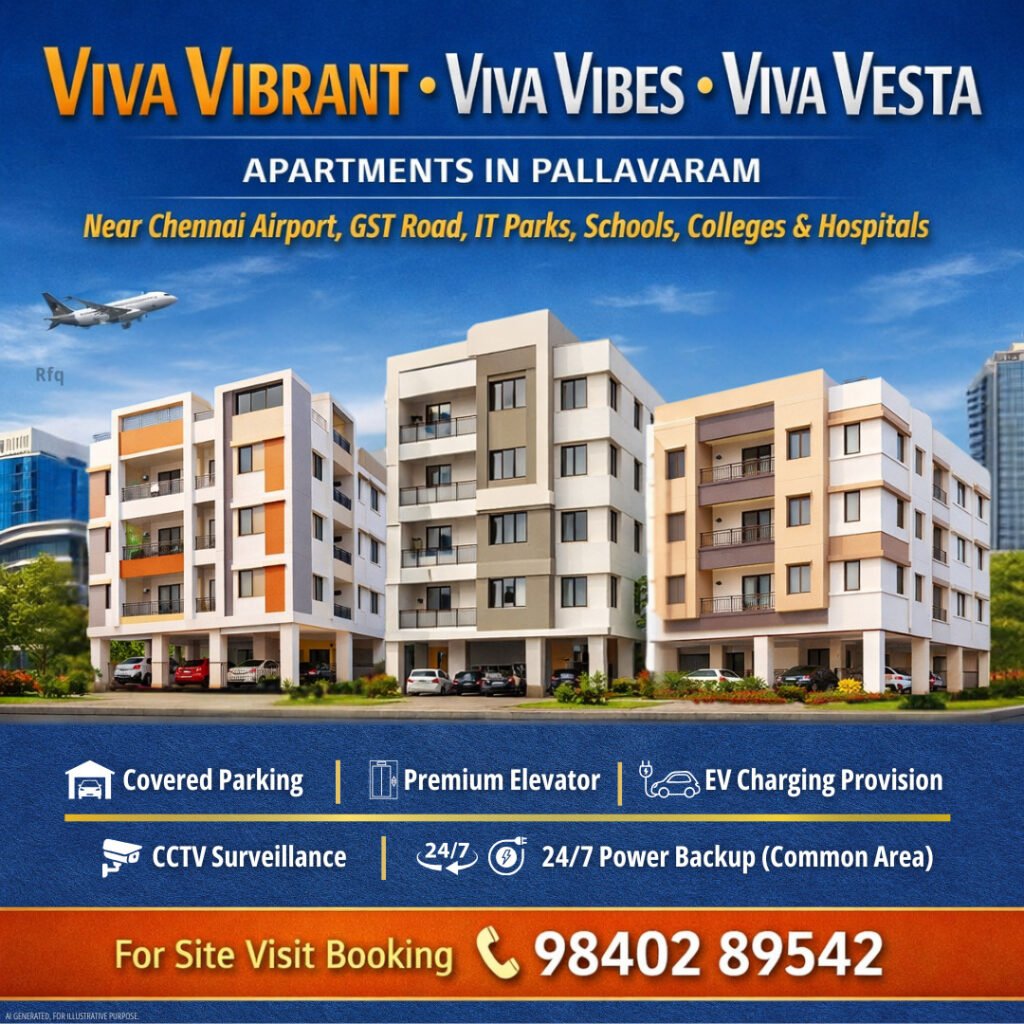 VIVA Pallavaram Premium 2 & 3 BHK Apartments for Sale